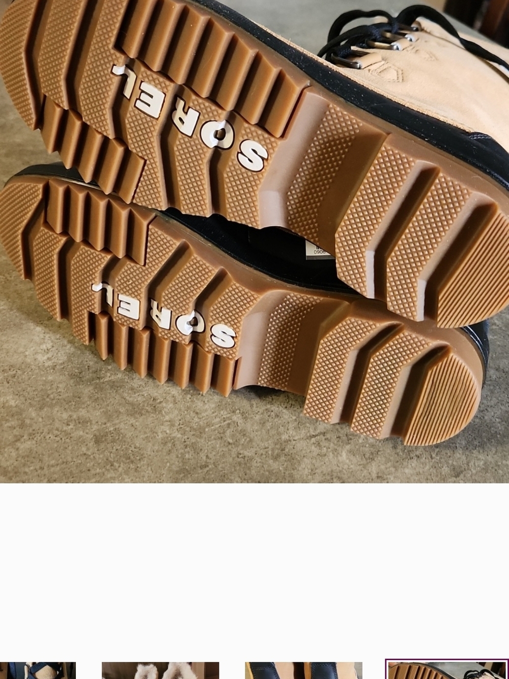 Sorel Insulated Waterproof Boots - Tan - Picture 7 of 10